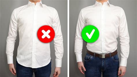 tuck in shirt with buttons.